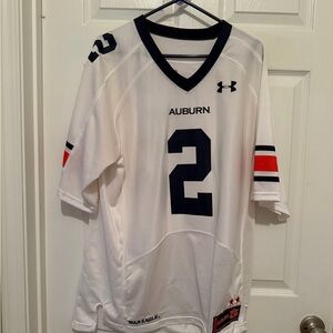 LG White and Black Athletic Shirt